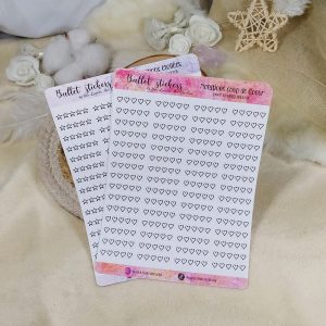 Planche Stickers Notations